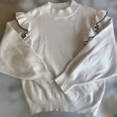 GLOBAL WORKグローバルワーク ニット フリル