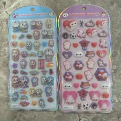 コットンパフィー　ボンボンドロップシール　ドラえもん　ベイマックス　正規品
