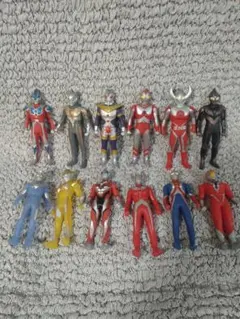ライブサイン 付き ウルトラマン ソフビ セット まとめ ウルトラ フィギュア