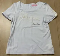 美品レア メゾピアノ mezzo piano半袖Tシャツ 160水色 - メルカリ