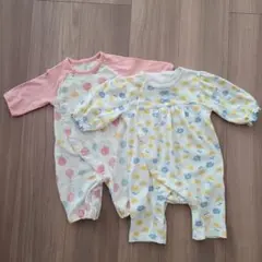 長袖　ロンパース　3点セット