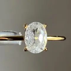 【blue.ksさまご確認用】ホワイトトパーズのオーバルリング260401