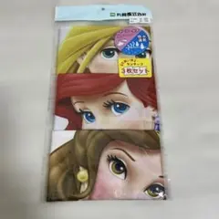 ディズニープリンセスランチーフ3枚セット　ハンカチ　ランチクロス　ラプンツェル
