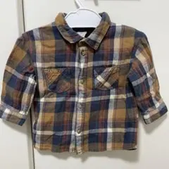 H&M チェック柄 長袖シャツ