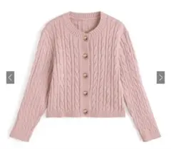 GRL ケーブル編みニットカーディガン hr20 新品タグ付き
