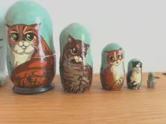 猫のマトリョーシカ☆5個セット