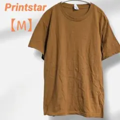 古着　Printstar トムス　Tシャツ　【M】　半袖　ブラウン　シンプルのサムネイル