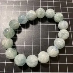 高品質美しいエンジェルフェザーインフローライト天然石ブレスレット