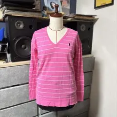 ラルフローレン vネック ニット