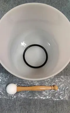 クリスタルボウル楽器　10インチ　美品 クリスタルボウル 10inch 432Hz Key E4 - ::民族楽器コイズミ::
