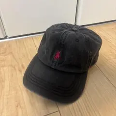 POLO 黒 キャップ