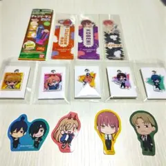 チェンソーマン　アクリルキーチェーン ＆ ブックマーク ステッカー セット