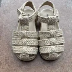 ZARAbaby ジュートサンダル　26