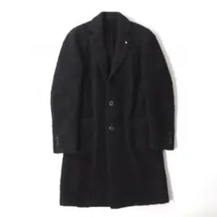 LARDINI Wool Mohair Coat Black 46のサムネイル