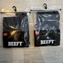 Hanes BEEFY ボクサーブリーフ L 2枚セット 黒、紺 ヘインズ