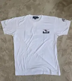 【90s・新品タグ付・未使用】ポロスポーツ サーフロゴ Tシャツ 白 M L相当
