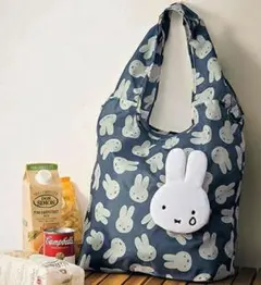 InRed 3月号 付録 miffy ふわふわ フェイス形エコバッグ