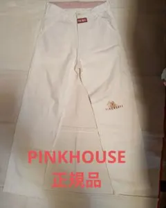 PINK HOUSE正規品　テリア柄 ホワイト ストレートデニムのサムネイル