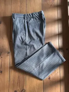 GU バギースラック　ヘリンボーン　グレー　Mサイズ股下70センチ　秋冬物