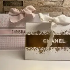 CHANEL(チャーム付)Dior ギフトボックス 空箱 3点セット - メルカリ