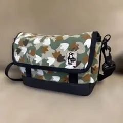 【チャムス】カモフラージュ柄カメラケース