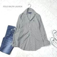 美品✨POLO RALPH LAUREN ストライプ　シャツ　カスタムフィット