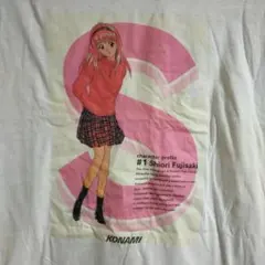 激レア　美品　ときめきメモリアル　藤崎詩織 Tシャツ　白　コナミ　Mのサムネイル