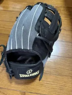 SPALDING 軟式野球グローブ ブラック グレー　オールラウンドのサムネイル