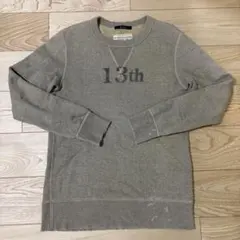 Johnbull 13thロゴ スウェット グレー Lサイズのサムネイル