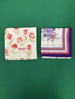 KENZO・emanuel ungaro・ハンカチセット(おまけ付)