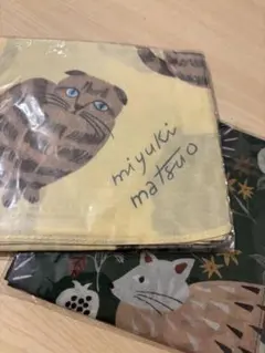 miyuki matsuo ハンカチ　松尾ミユキ　猫　雑貨