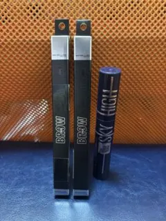 MAYBELLINE BR3W 眉マスカラ 2in1 2本+ おまけ付き