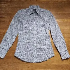 エイチアンドエムH&M　総柄レギュラーカラーシャツ　XS