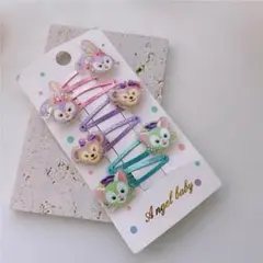 ダッフィーフレンズ　ディズニー　ヘアゴム　シェリーメイ　ステラルー　韓国アクセ