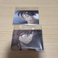 スクエア 缶バッジ 黒鉄の魚影　灰原哀　江戸川コナン