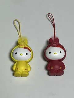 ハローキティ×ロディ　ストラップ　2個セット