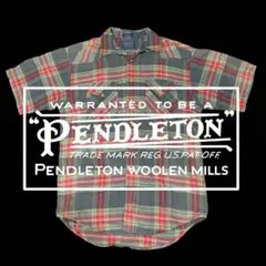 PENDLETON 半袖 チェックシャツ Mサイズ コットン100%のサムネイル
