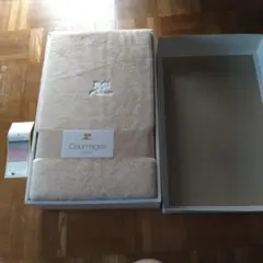 Courrèges パイルボアーシーツ 140cm×240cm