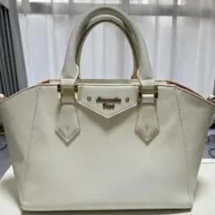 サマンサベガ Samantha Vega 白 ハンドバッグ