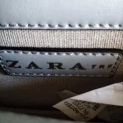 ZARA グレーショルダー　ハンドバッグ 合成皮革
