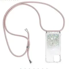 iPhone14 promax iPhoneカバー　ショルダーカバー　ラメ