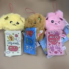 チェゴシム 최고심 お守りカード付き マスコット② 全3点セット