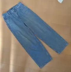 UNIQLO ユニクロ　ワイドストレートジーンズ デニム　28
