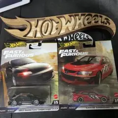 ホットウィール　ワイルドスピード　シビック　ランサーエボリューション