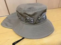 【美品】ニューエラ　スヌーピーコラボ　日よけ付き ハット 帽子