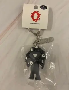 黒ミャクミャク PVC 立体マスコット キーホルダープレート付き