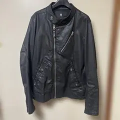 RAW ブラック ライダースジャケット M 限定品