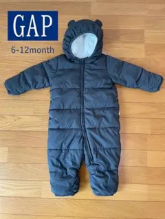 GAP ベビー 6-12ヶ月 スノースーツ ダウン あったか 裏地 耳付き