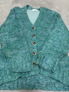 【美品】PAGEBOY ブラッシュヤーンカーディガン