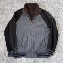 レア　00s olduniqlo 裏ボア　スウェット　スタジャン　L y2k